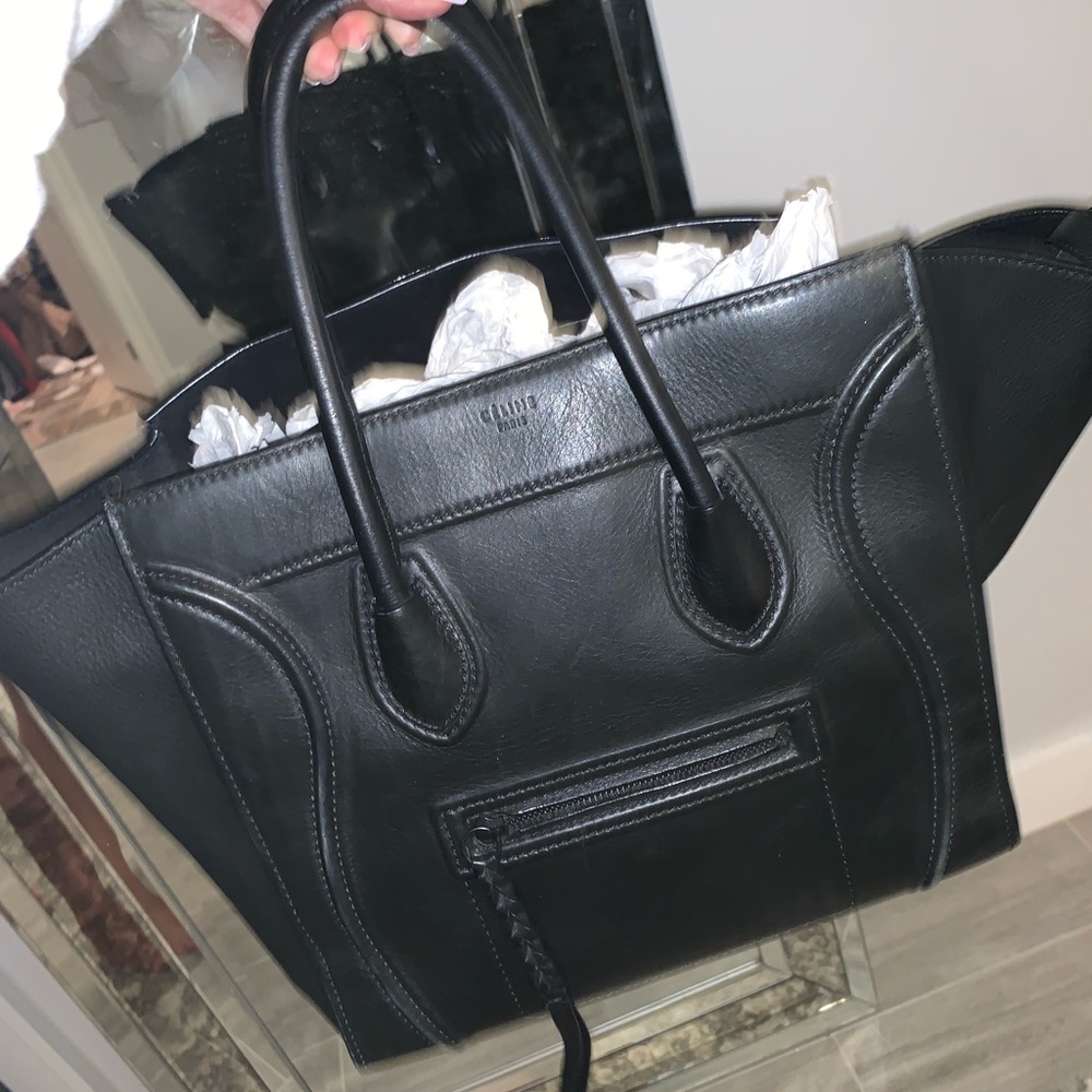 Celine Large Black Luggage Phantom - Picture 2 of 4